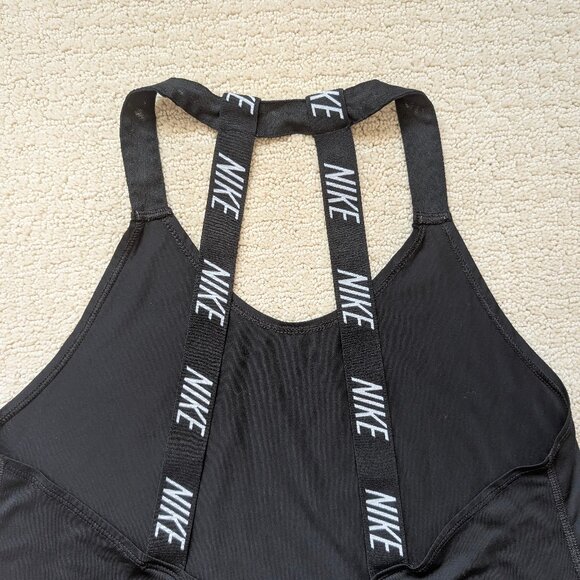 Nike Running Dri-Fit Black & White Breathe Tank Top Women's Small run training - Picture 5 of 8